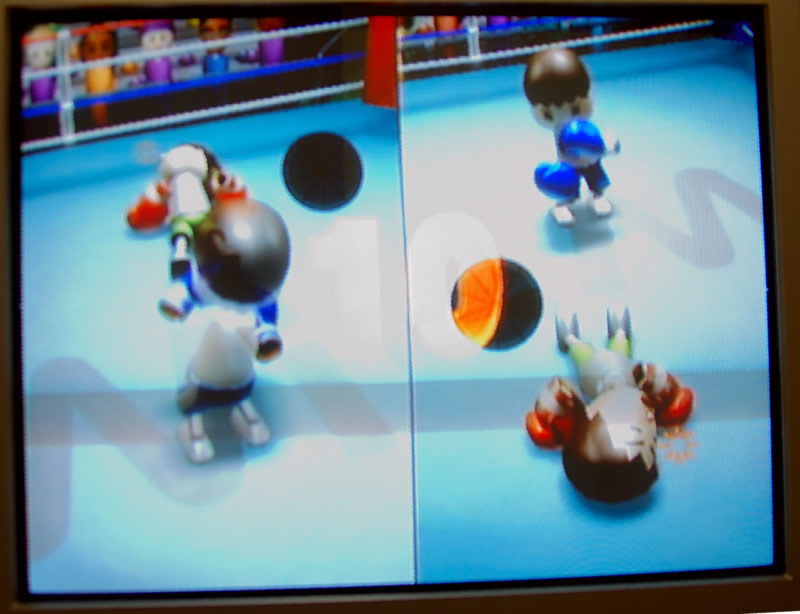 Wiiスポーツのボクシング 日々精進